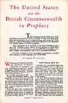 The United States and the British Commonwealth in Prophecy (1954)